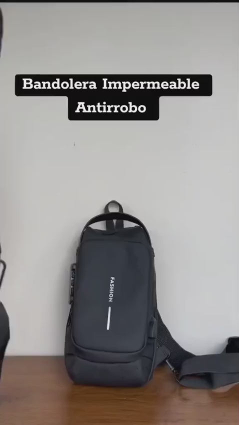 Bolso Bandolera Antirrobo Clave USB